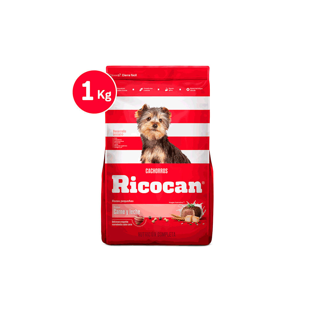 Alimento para Perros Cachorros Ricocan Sabor Carne 1kg