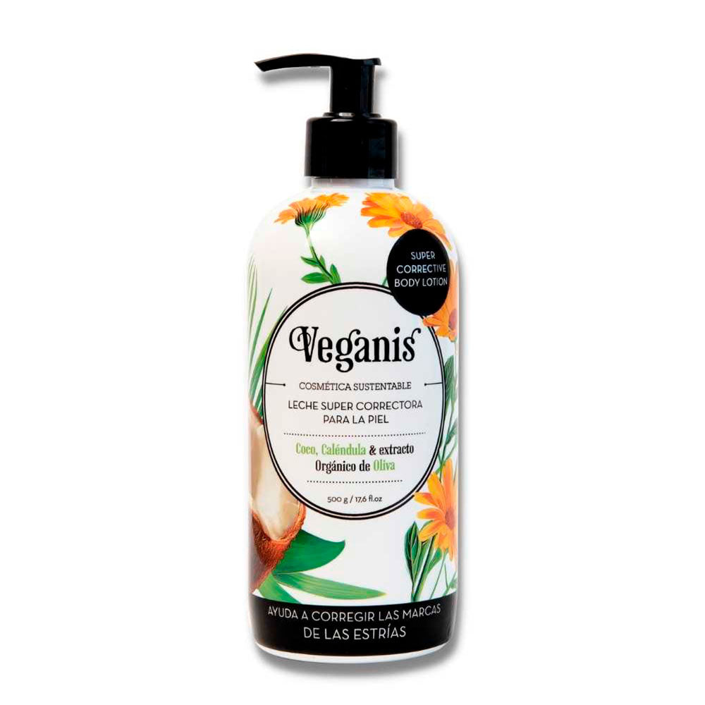 Crema Para Estrías Veganis De Coco Y Caléndula