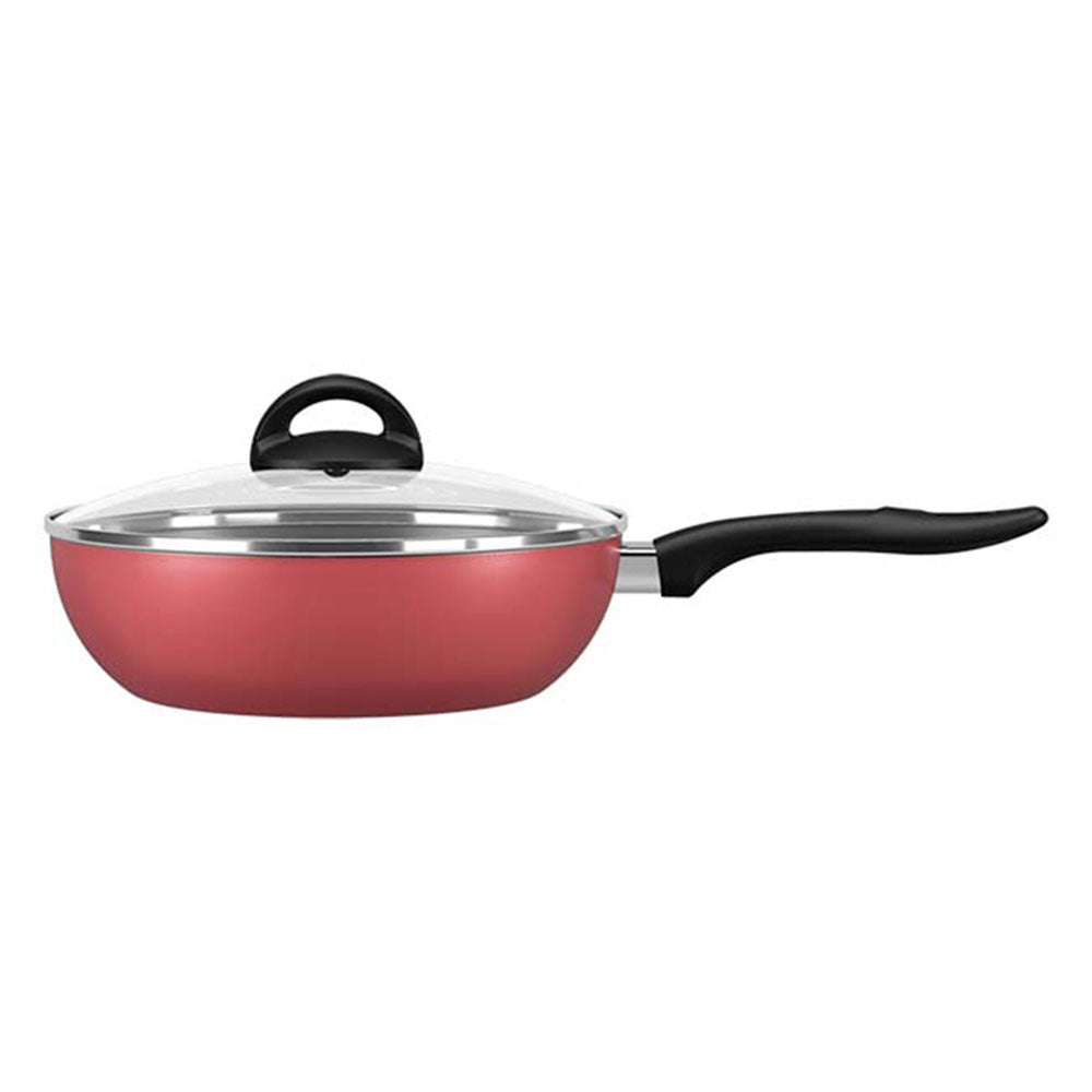 Wok Brinox Con Tapa Chilli Cherry Ø28 Cm