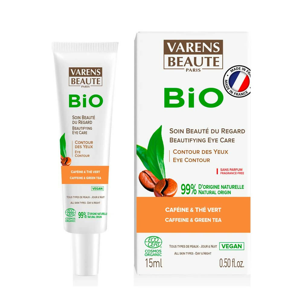 Crema de ojos Bio con cafeína y té verde 15ml