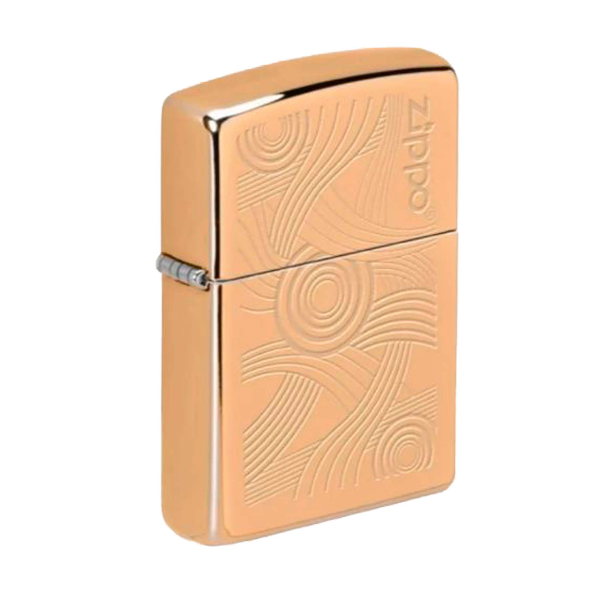 Encendedor Zippo Olas Cromo Espejo - Cod 49427