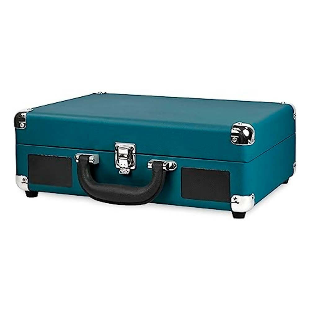 Tocadiscos Victrola Portátil de Maleta Color Azul Coral