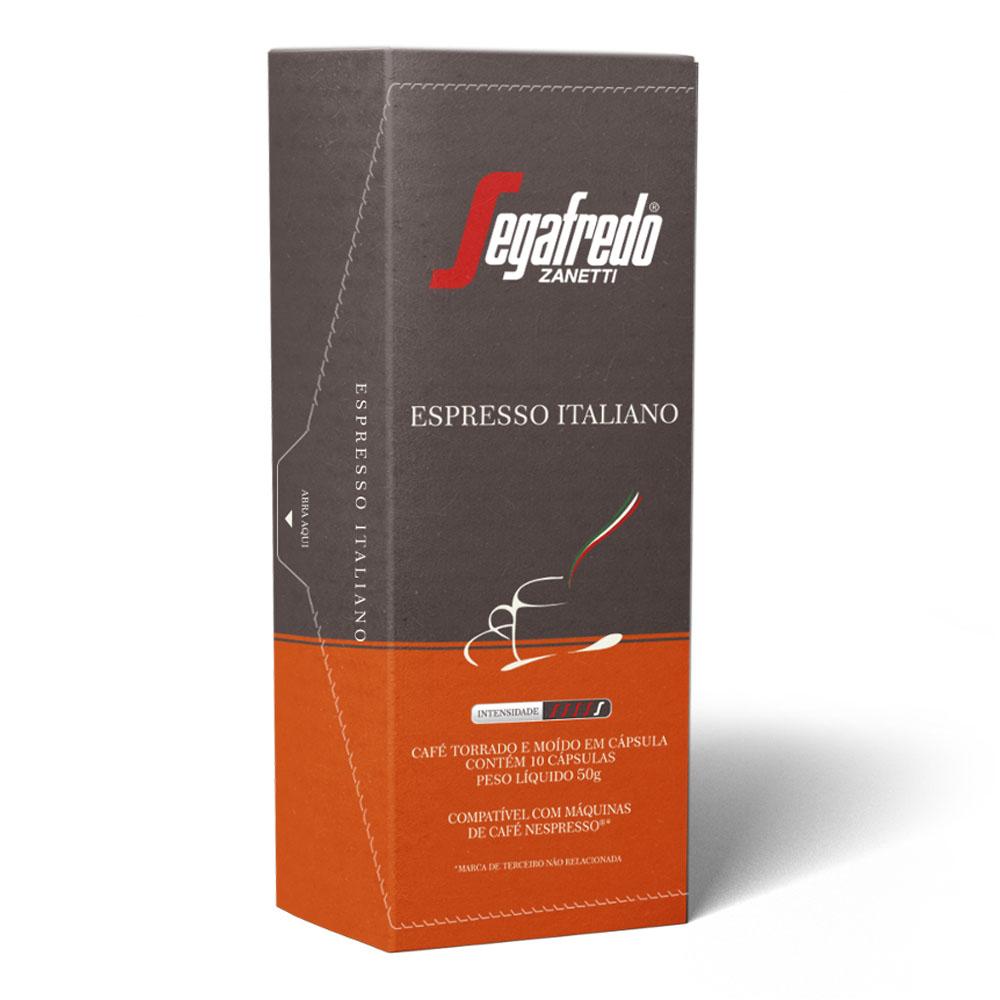 Cápsulas de Café Tipo Nespresso - Segafredo Zanetti - Espresso Italiano