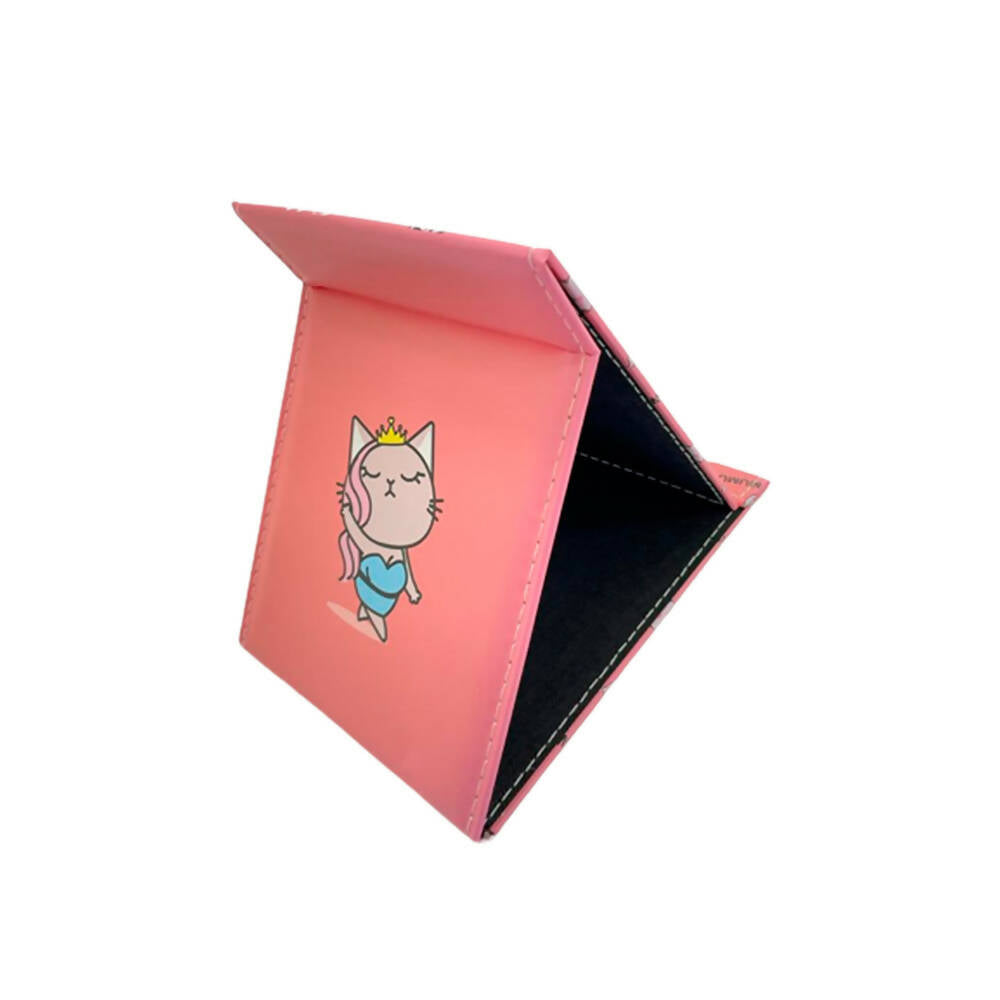 Espejo Mumuso De Escritorio Tri Fold Family Rosa
