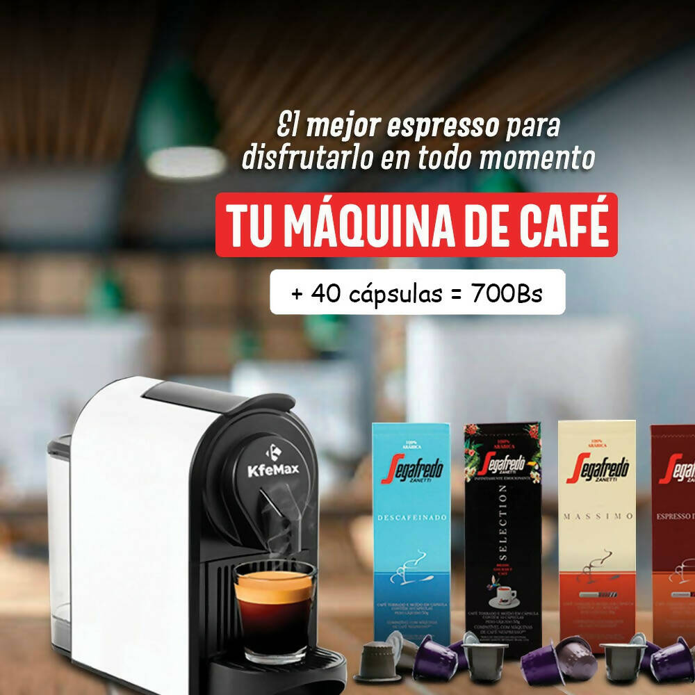 Promo Maquina de Café + 40 Capsulas