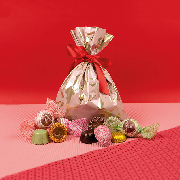 Chocolates - Manjar de Oro- Bolsa de 8 Bombones